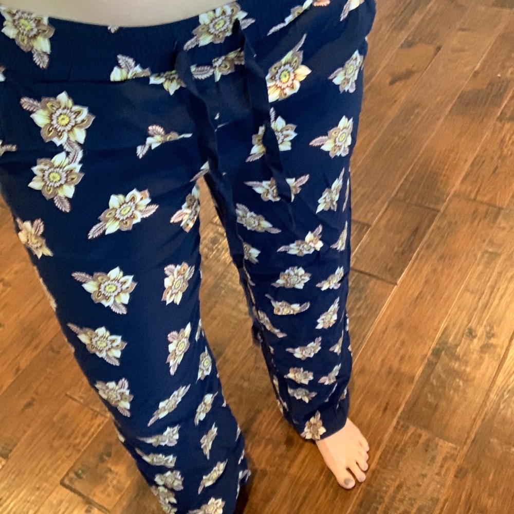 Loft Floral Fluid Pants